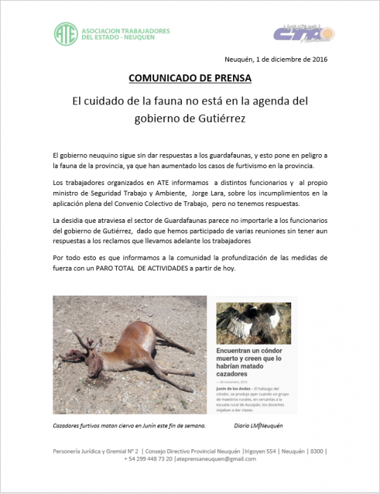comunicado